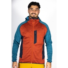 Maul Fleece Jacket Kahlersberg (elastic, quick-drying, breathable, high wearing comfort) orange Men